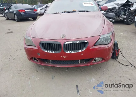 2004 BMW 645Ci from USA, damaged, VIN WBAEH73484B215624
